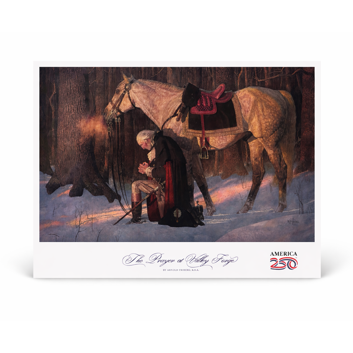 America250 Edition: The Prayer at Valley Forge Print