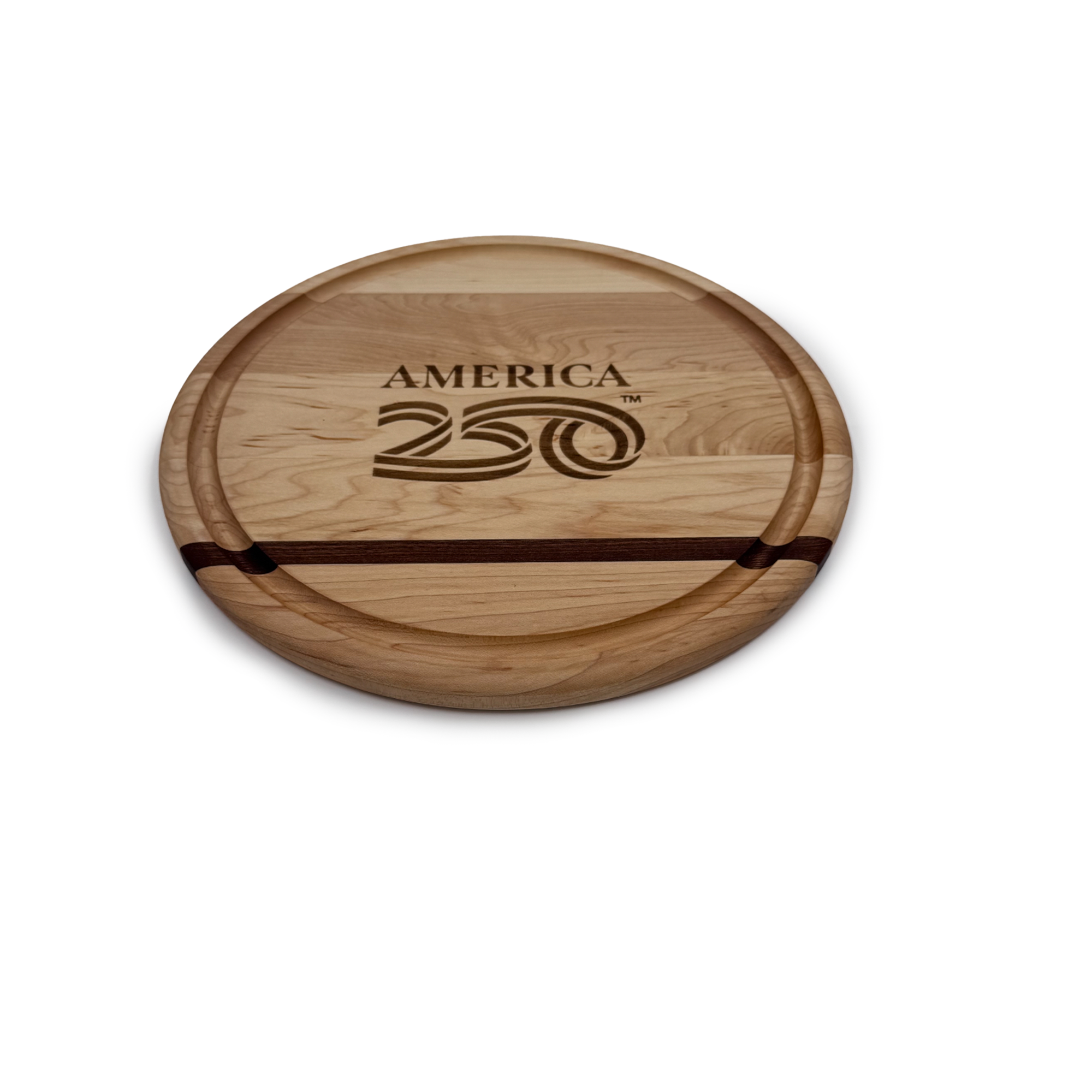 America250 12" Circle Serving Board