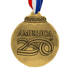 America250 Signature Round Commemorative Ornament (Bronze)