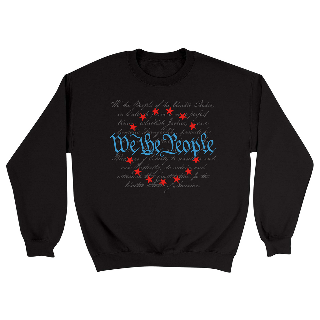 Unisex Small Black Crewneck Sweatshirt