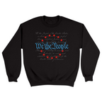 Unisex Small Black Crewneck Sweatshirt