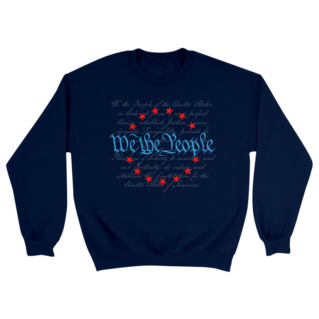 Unisex Small Navy Crewneck Sweatshirt
