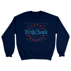 Unisex Small Navy Crewneck Sweatshirt