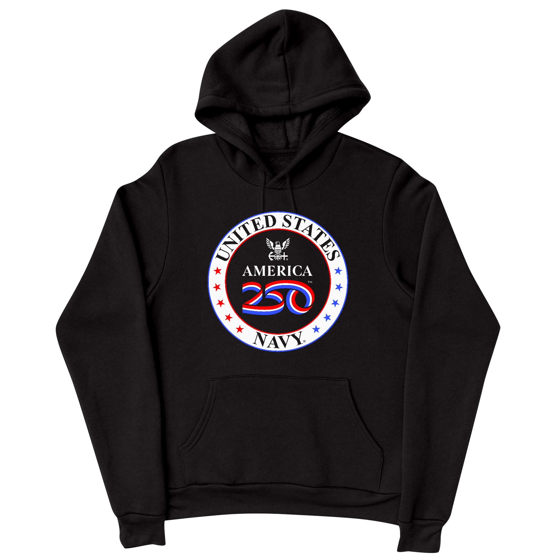 America250 and U.S. NAVY 250th Anniversary Celebration Unisex Hoodie