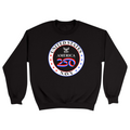 Unisex Small Black Crewneck Sweatshirt