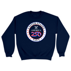 Unisex Small Navy Crewneck Sweatshirt