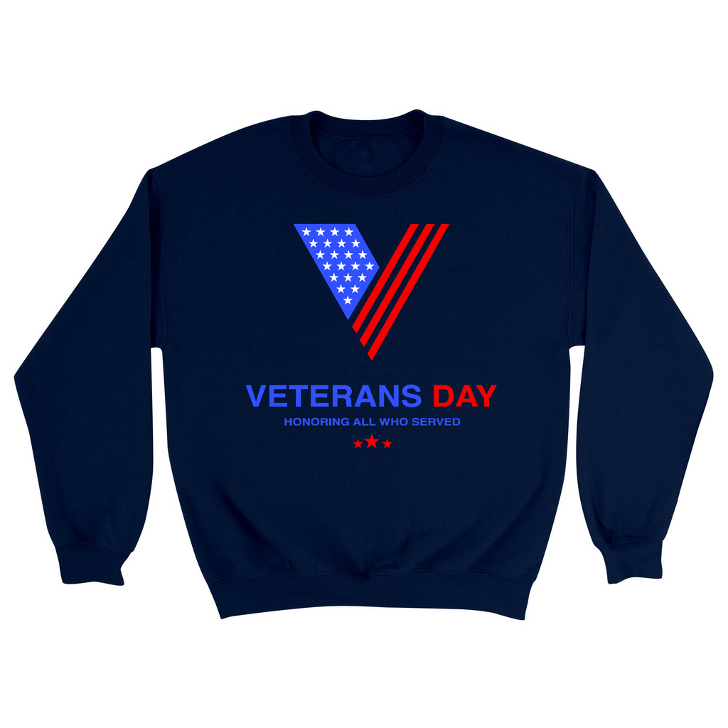 Unisex Small Navy Crewneck Sweatshirt