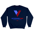 Unisex Small Navy Crewneck Sweatshirt
