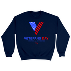 Unisex Small Navy Crewneck Sweatshirt