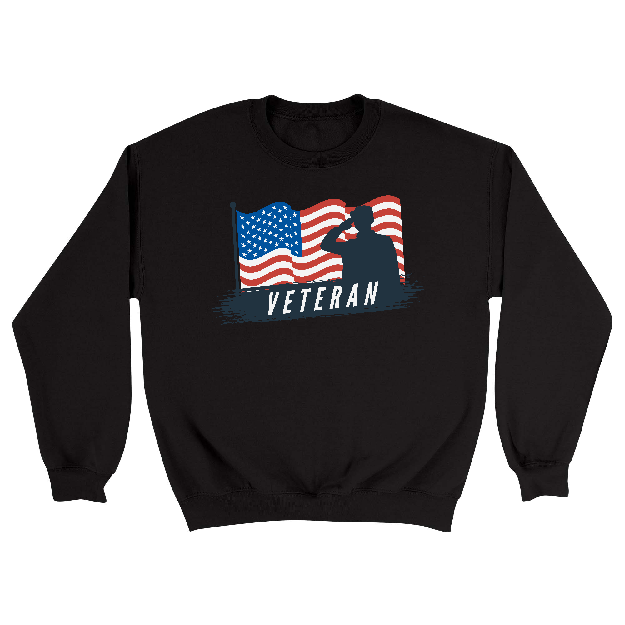 Unisex Small Black Crewneck Sweatshirt
