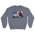 Unisex Small Dark Ash Crewneck Sweatshirt