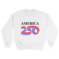 Unisex Small White Crewneck Sweatshirt
