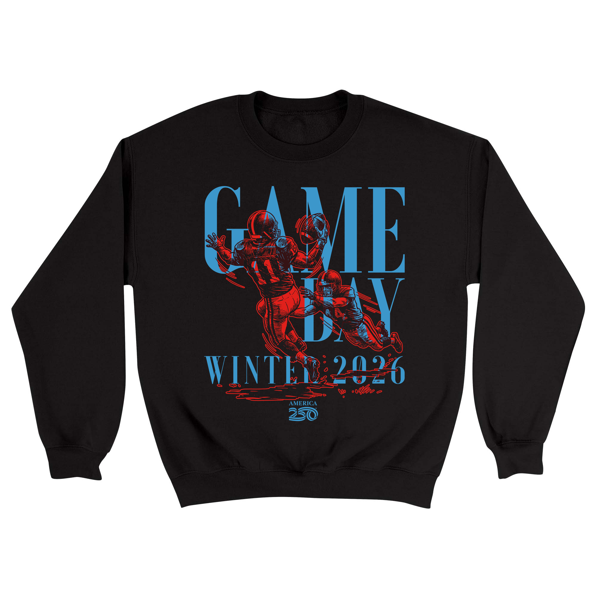 Unisex Small Black Crewneck Sweatshirt