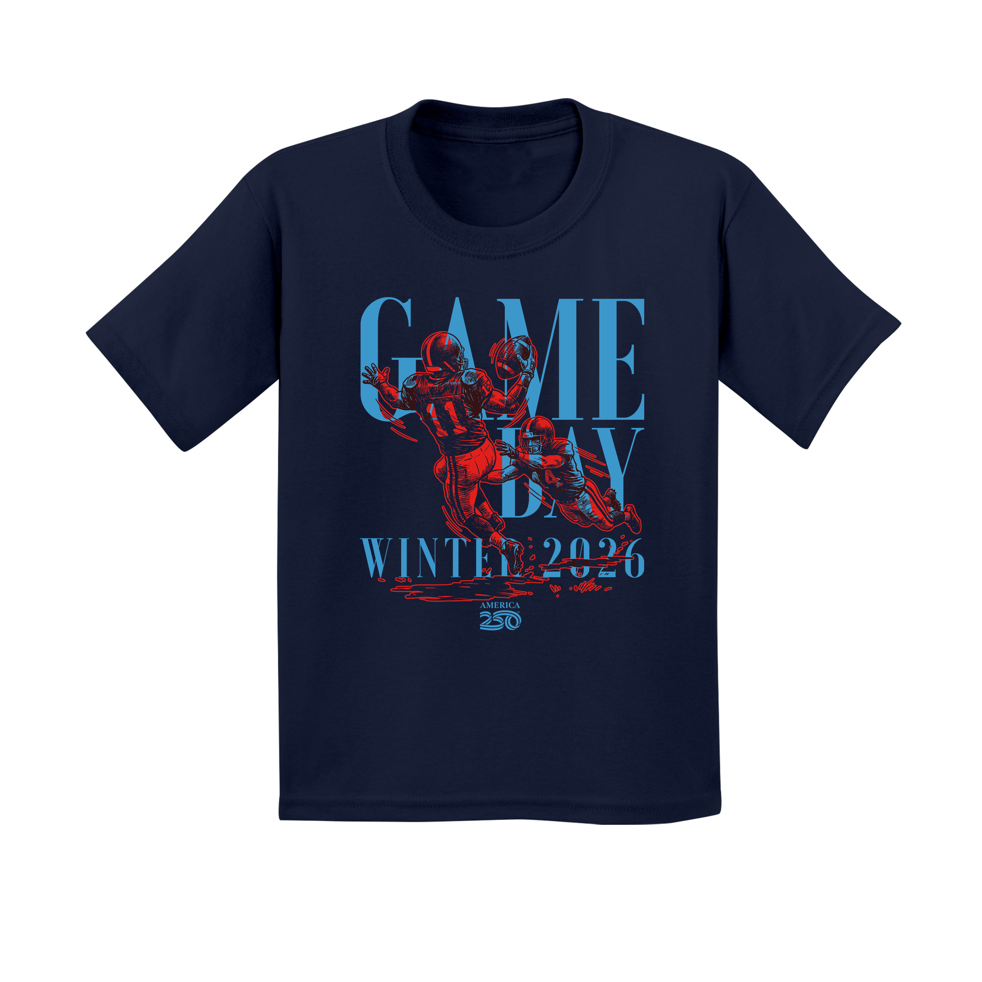 Kids Small Navy Style_T-Shirt