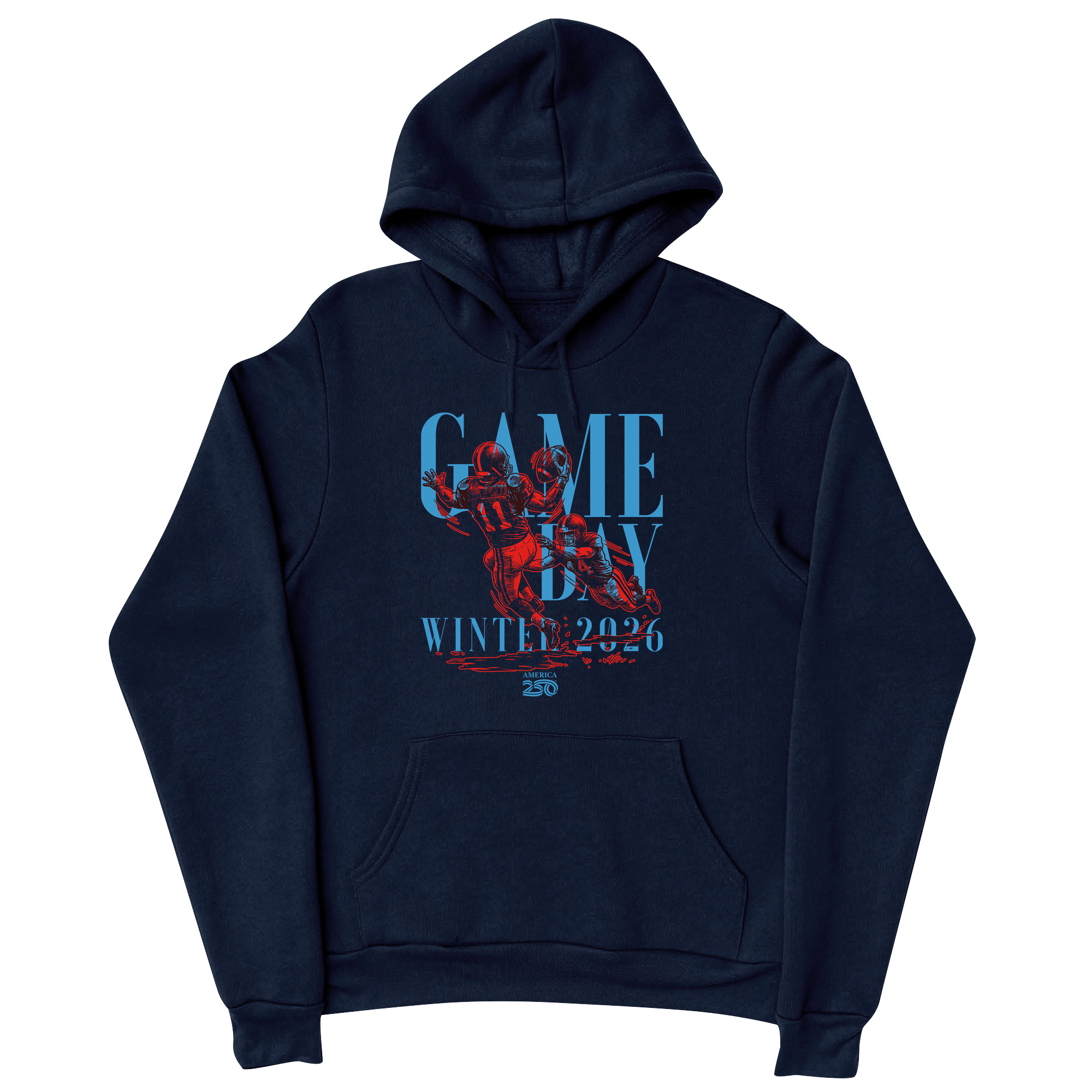 Mens Small Navy Style_Hoodie