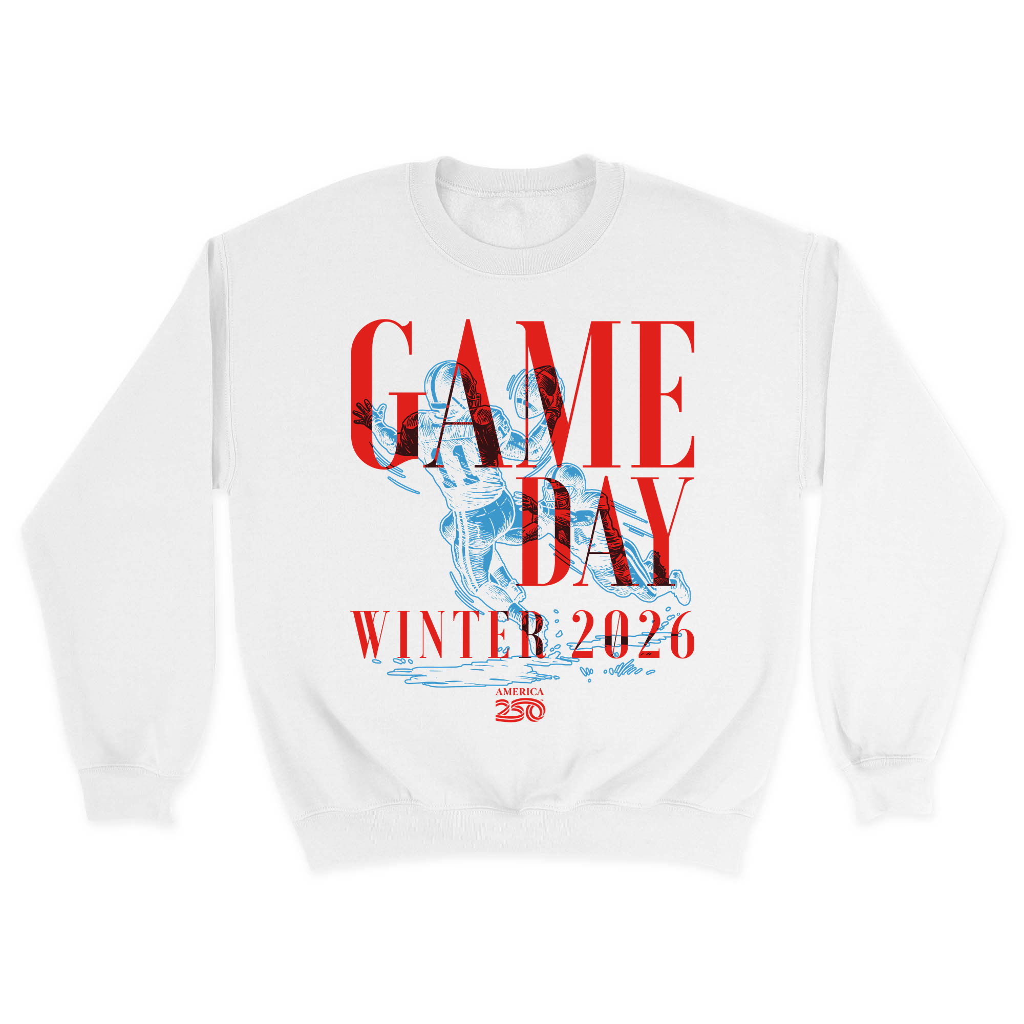 Unisex Small White Crewneck Sweatshirt