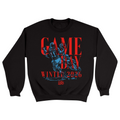 Unisex Small Black Crewneck Sweatshirt