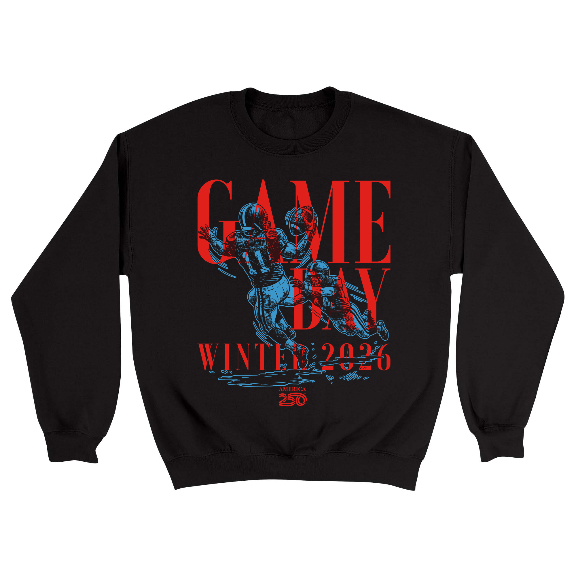 Unisex Small Black Crewneck Sweatshirt