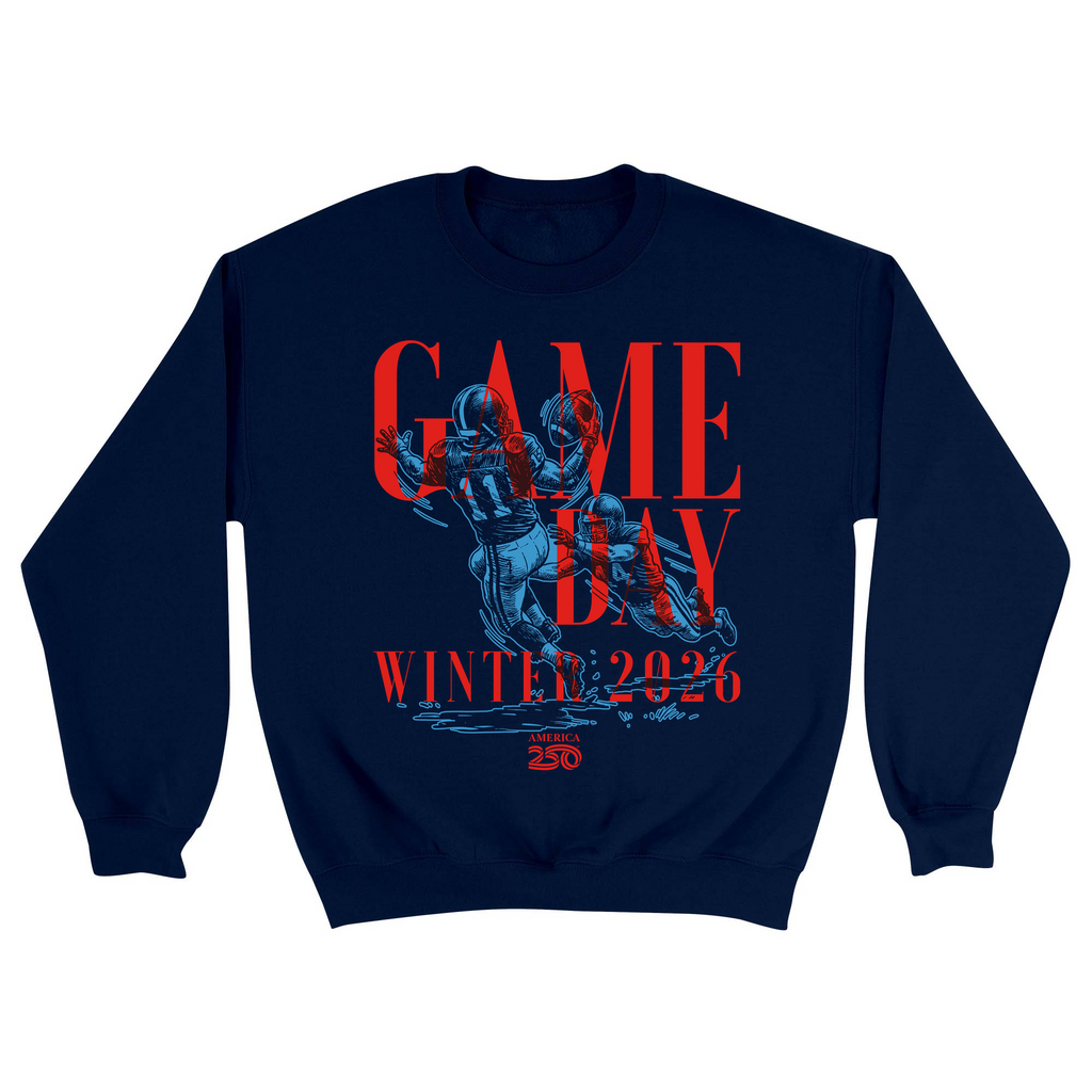 Unisex Small Navy Crewneck Sweatshirt