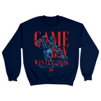 Unisex Small Navy Crewneck Sweatshirt