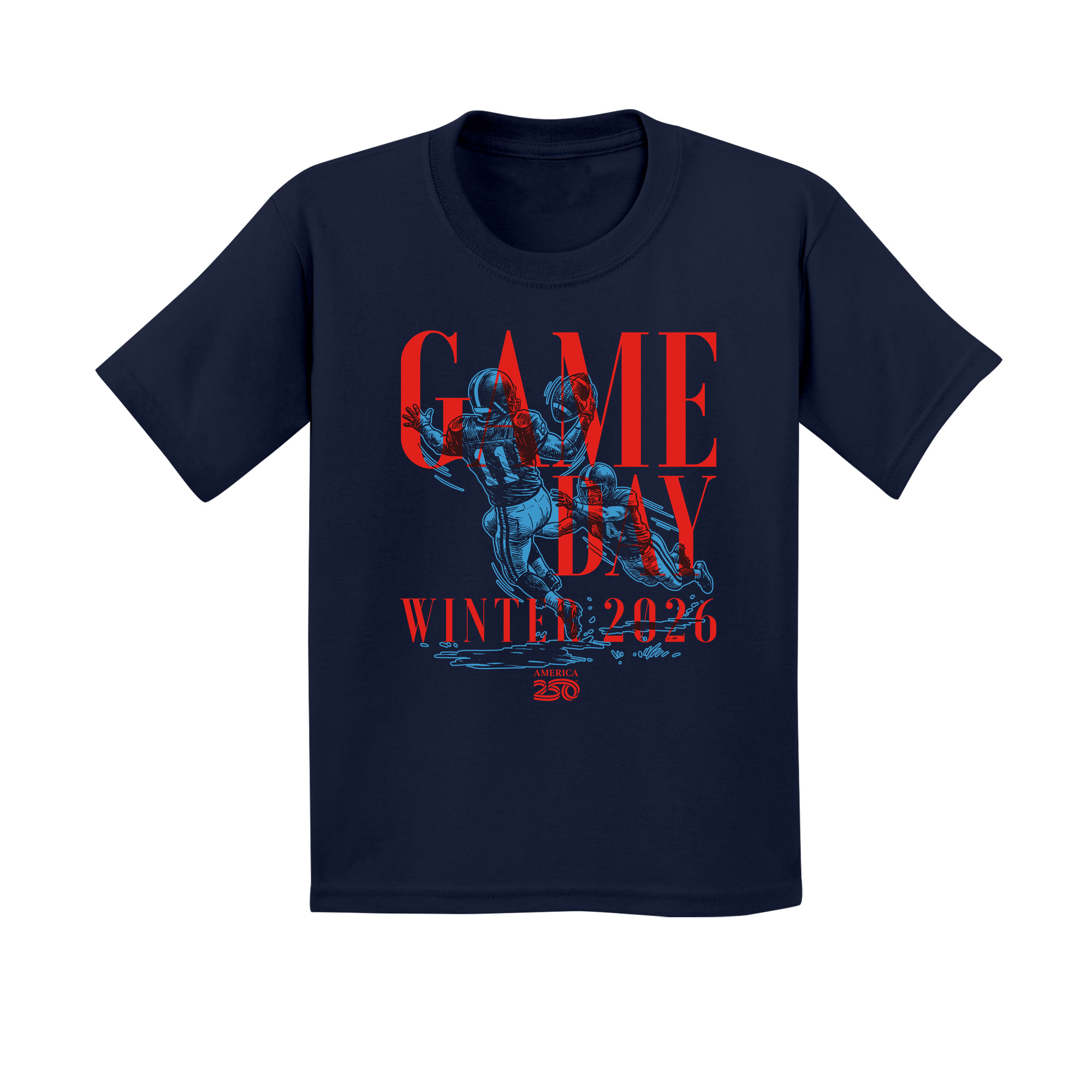 Kids Small Navy Style_T-Shirt
