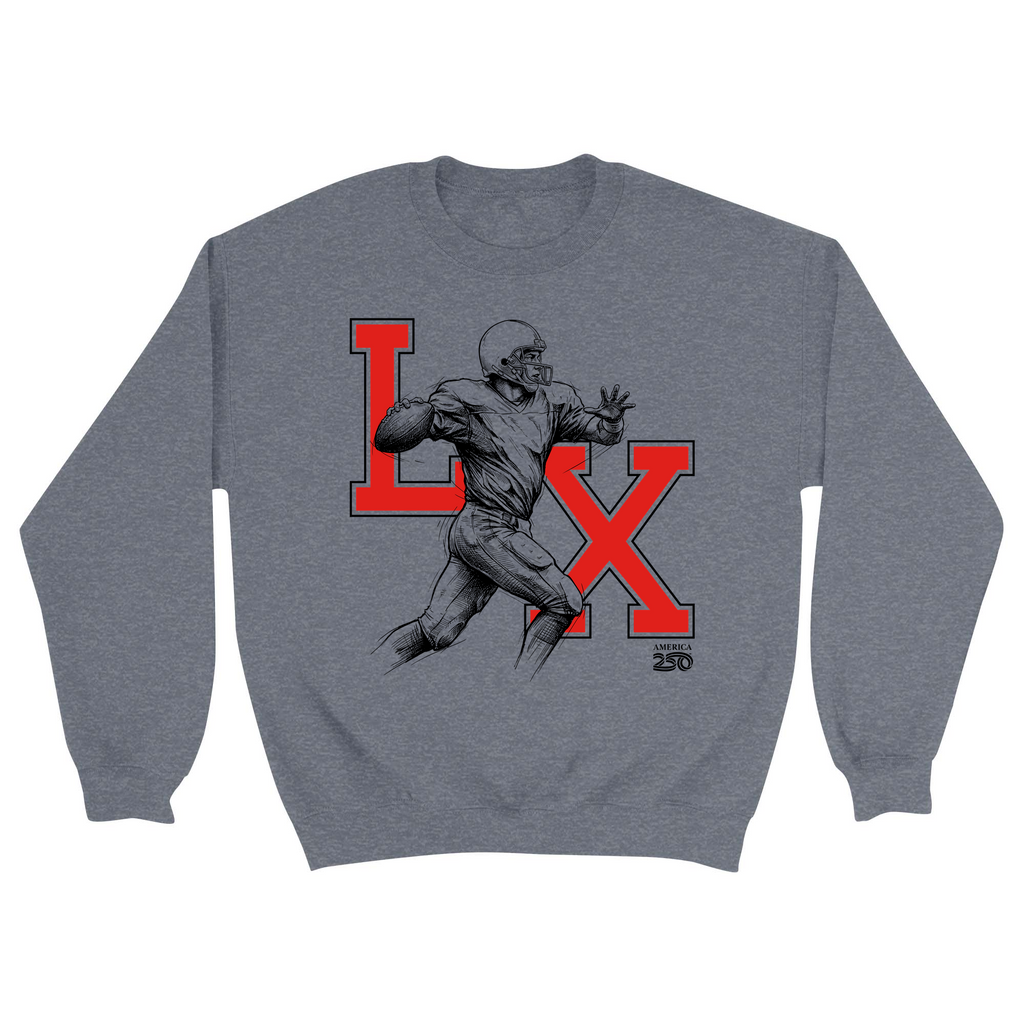 Unisex Small Dark Ash Crewneck Sweatshirt