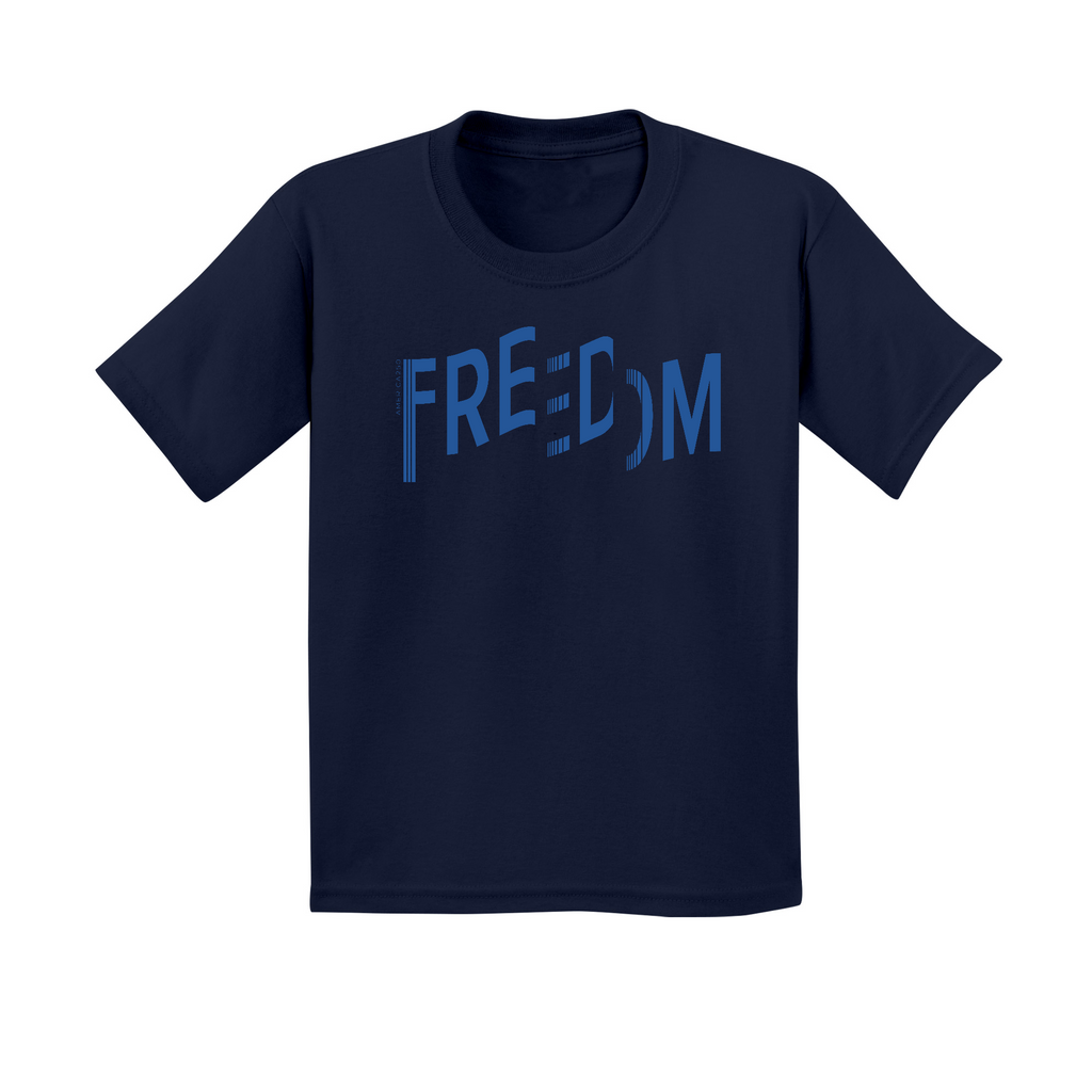 Kids Small Navy Style_T-Shirt