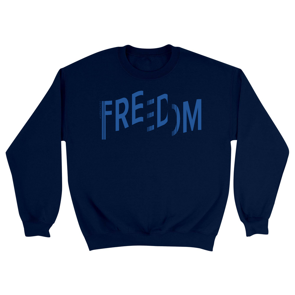 Unisex Small Navy Crewneck Sweatshirt