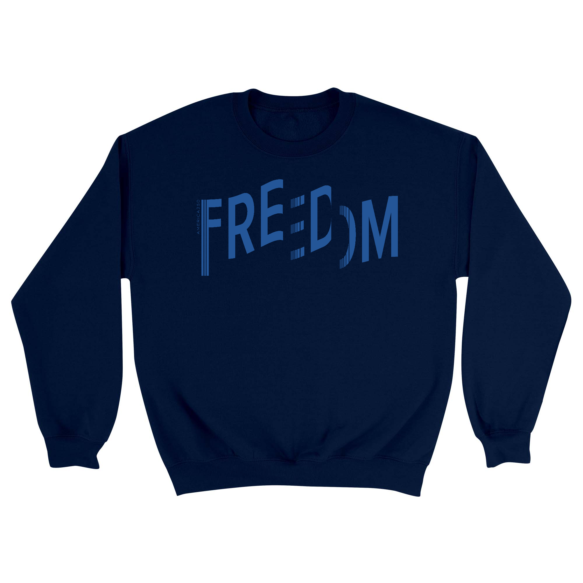 Unisex Small Navy Crewneck Sweatshirt