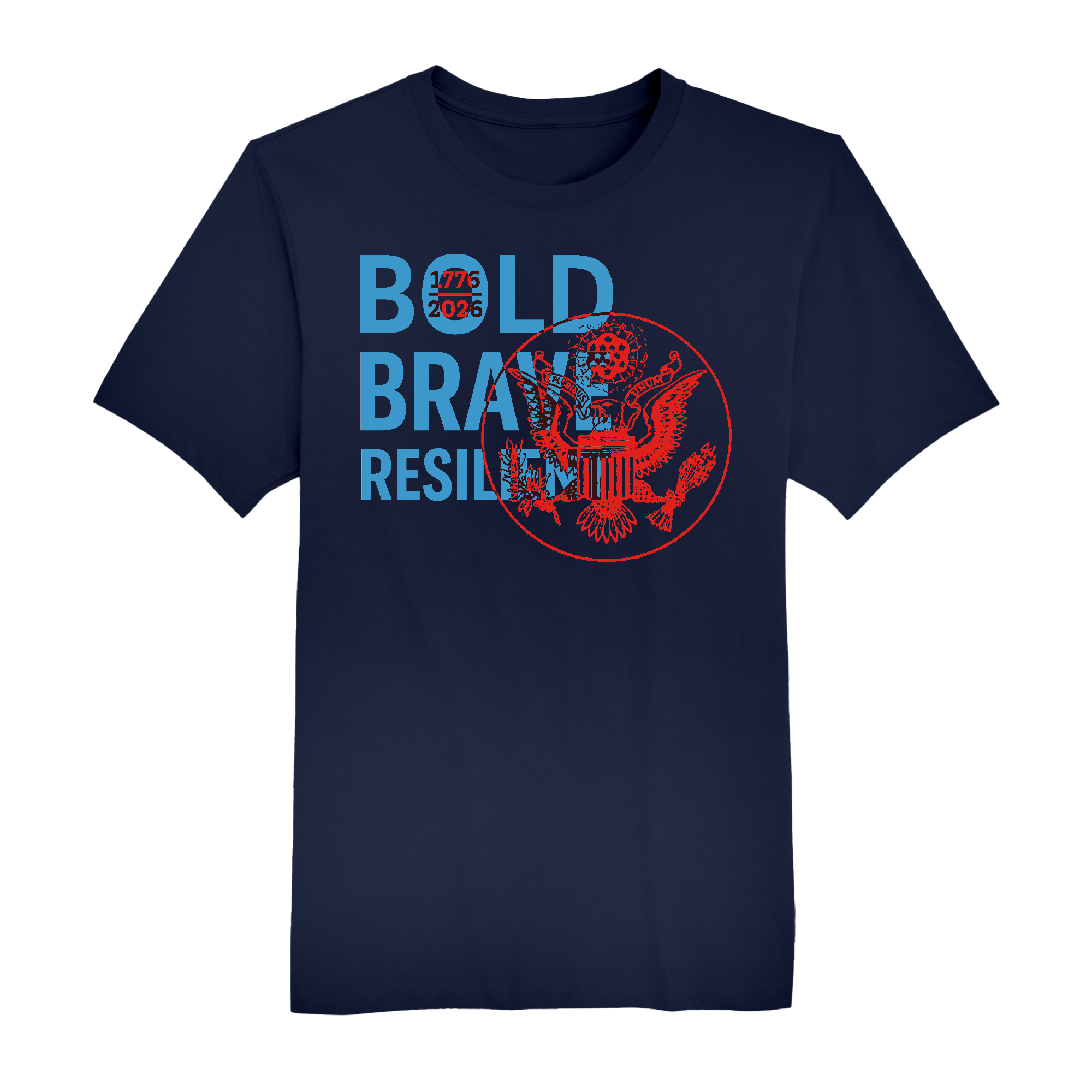 Unisex Small Strong Navy Style_T-Shirt