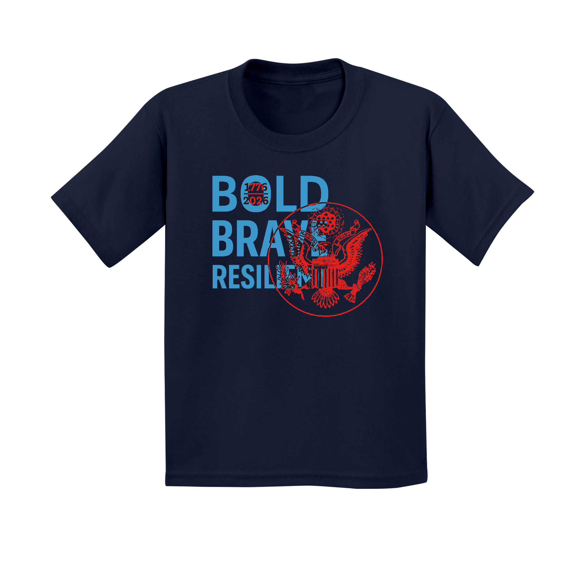 Kids Small Navy Style_T-Shirt