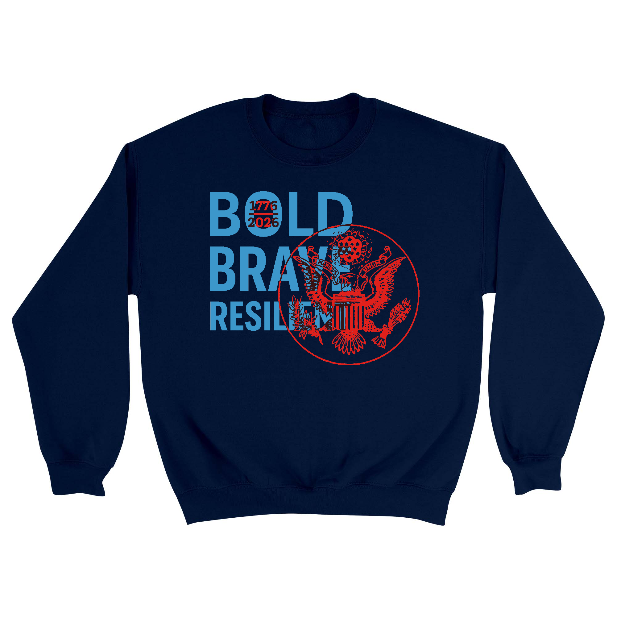 Unisex Small Navy Crewneck Sweatshirt