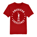 Mens Small Red Short Sleeve Tee
