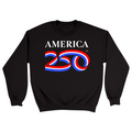 Unisex Small Black Crewneck Sweatshirt