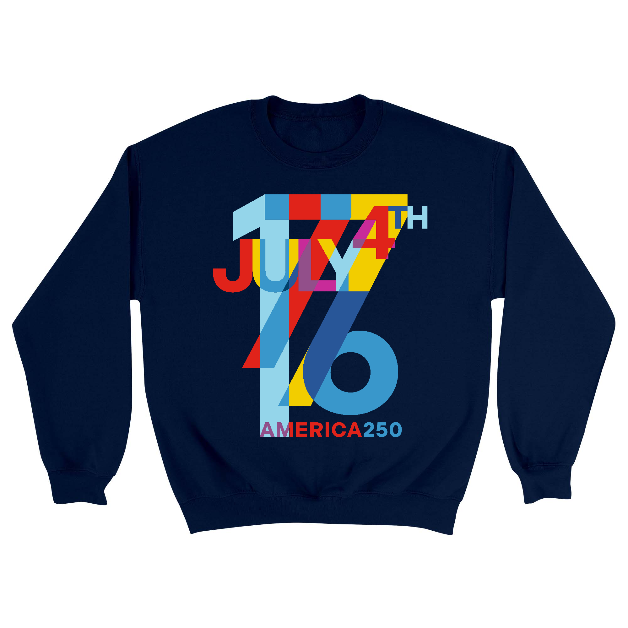 Unisex Small Navy Crewneck Sweatshirt