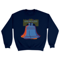 Unisex Small Navy Crewneck Sweatshirt