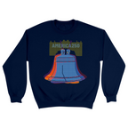 Unisex Small Navy Crewneck Sweatshirt