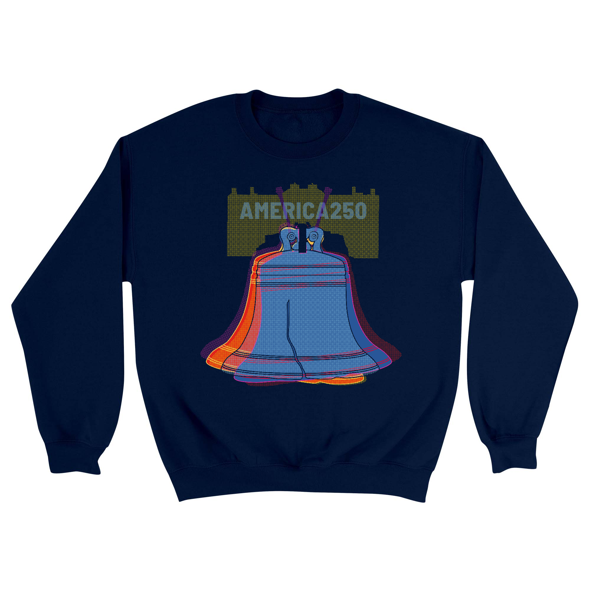 Unisex Small Navy Crewneck Sweatshirt