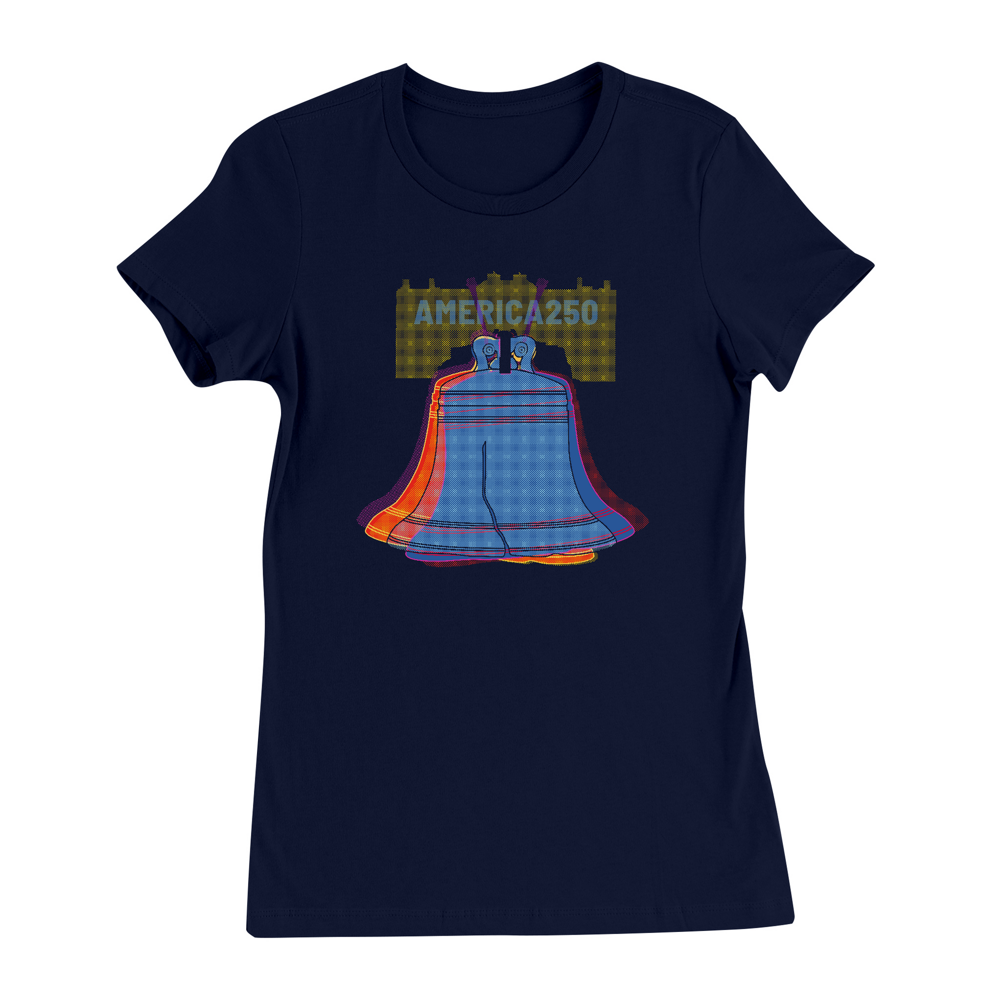 America 250 | Liberty Bell None | Women's T-Shirt - Comfortable