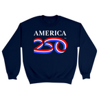 America250 Red White & Blue Unisex Crewneck Sweatshirt
