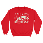 Unisex Small Red Crewneck Sweatshirt