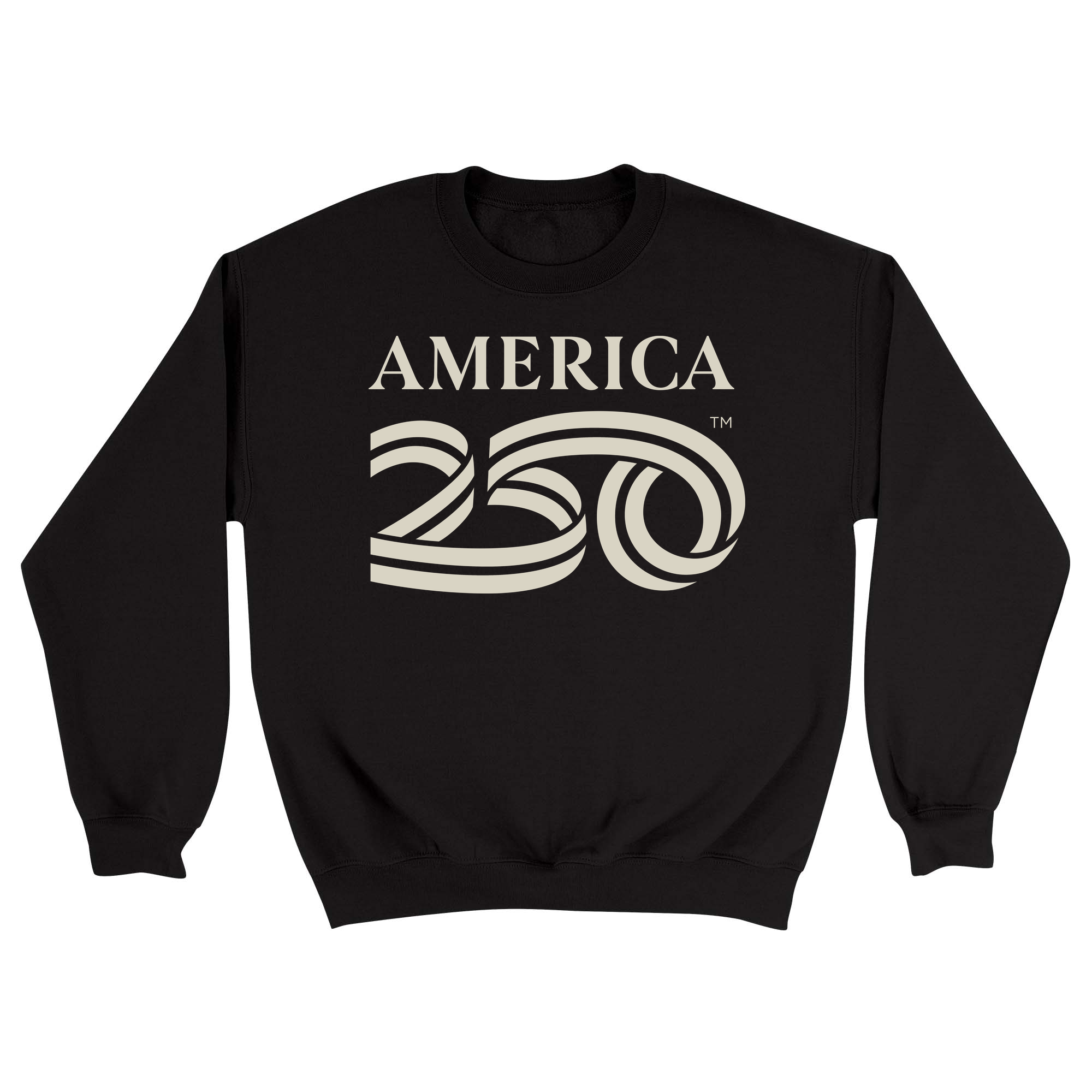 Unisex Small Black Crewneck Sweatshirt