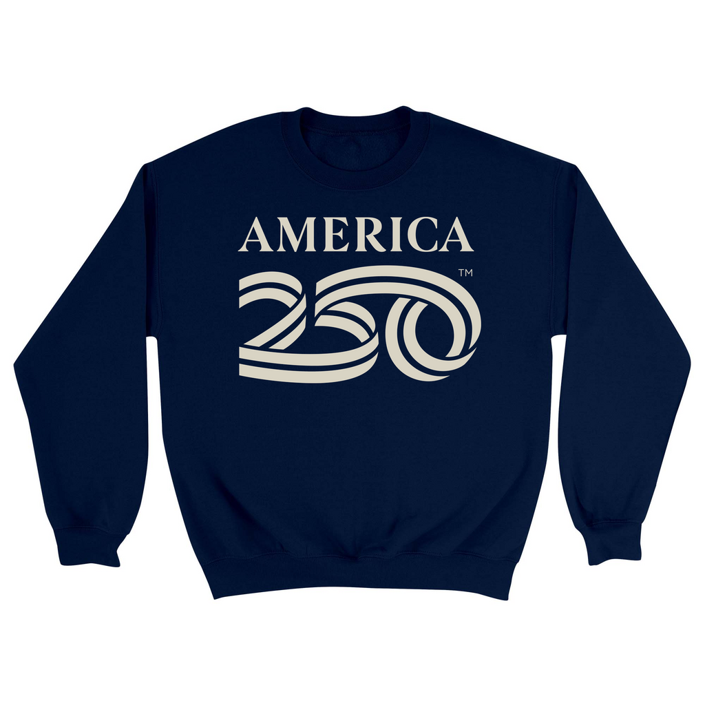 Unisex Small Navy Crewneck Sweatshirt