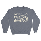 Unisex Small Dark Ash Crewneck Sweatshirt