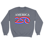 Unisex Small Dark Ash Crewneck Sweatshirt