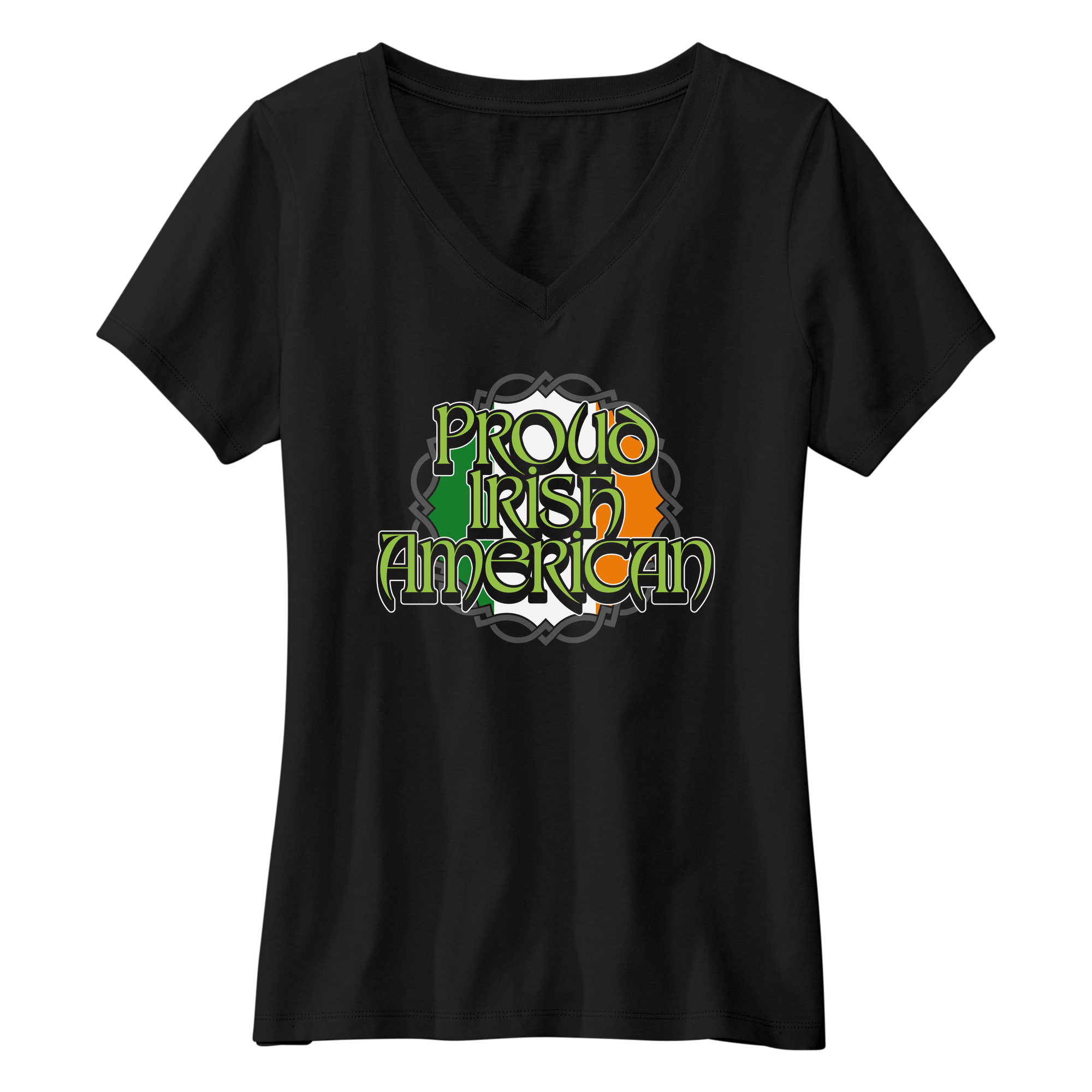 Womens Small Black Short Sleeve V-neck Tee