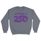 Unisex Small Dark Ash Crewneck Sweatshirt
