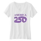 Womens Small White Short Sleeve V-neck Tee