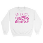 Unisex Small White Crewneck Sweatshirt