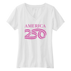 Womens Small White Short Sleeve V-neck Tee